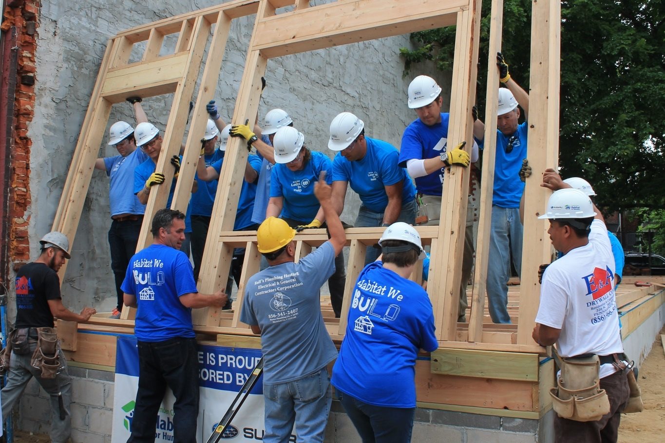 Help build houses with Habitat for Humanity